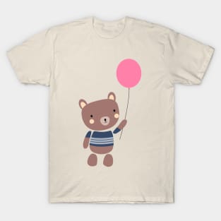 Cute and Whimsical Brown Bear T-Shirt T-Shirt